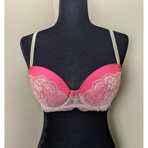 VICTORIA'S SECRET Dream Angels Lined-Demi/Demi-Buste Double Bra 34C